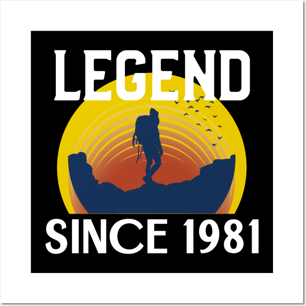 Legend since 1981 Wall Art by INNATE APPAREL